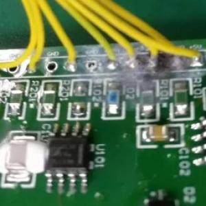 The circuit board is getting hairy, what's the cause?