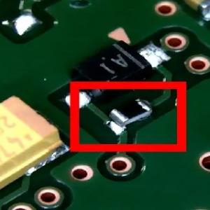 The reasons for component false soldering